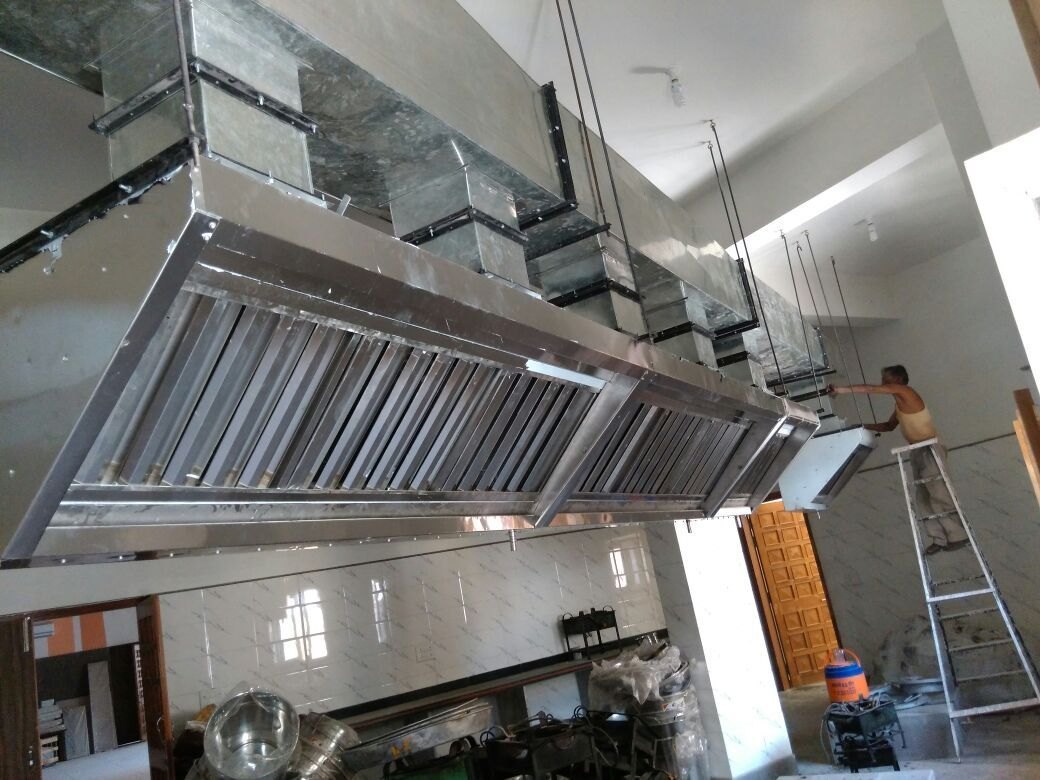 Kitchen Exhaust Hood Ducting